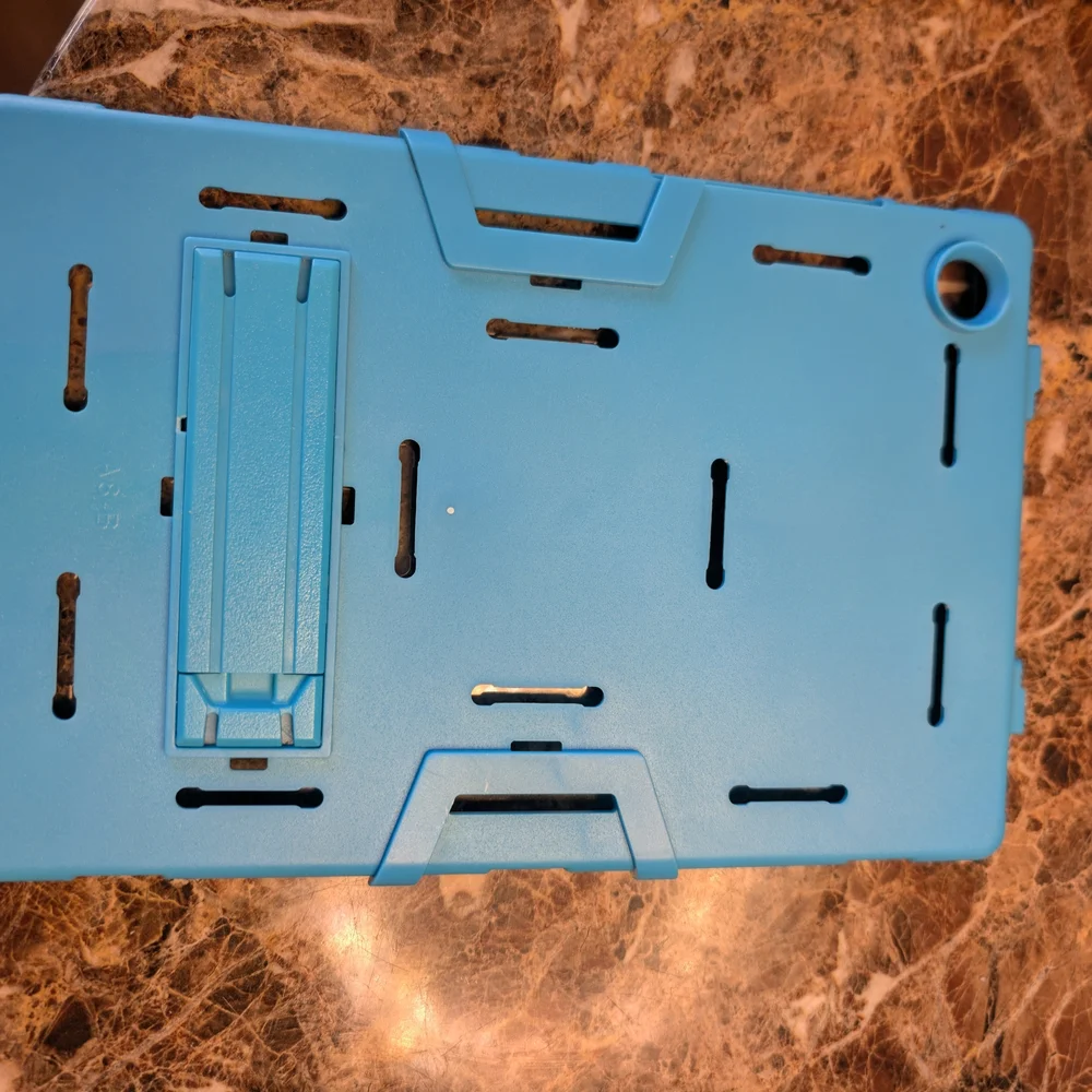 Black and Blue Tablet Stand